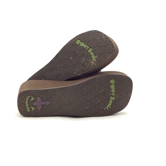 Gypsy Soule Women's Sandals Brown/Mutl Color Swarovski Crystals Size: 11 - Picture 6 of 6